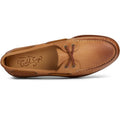 Tan - Side - Sperry Mens Gold Cup Authentic Original Leather Boat Shoes