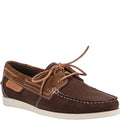 Chocolate - Front - Cotswold Womens-Ladies Idbury Suede Boat Shoes