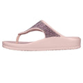 Mauve - Side - Skechers Womens-Ladies Cali Breeze 2.0 Love Glimmer Sandals