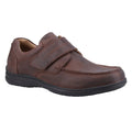 Brown - Front - Fleet & Foster Mens David Leather Shoes