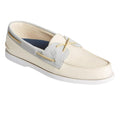 Tan - Front - Sperry Mens Authentic Original Seacycled Suede Shoes