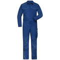 Dark Royal - Front - James And Nicholson Unisex Adults Work Overalls