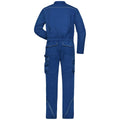 Dark Royal - Back - James And Nicholson Unisex Adults Work Overalls