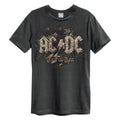Charcoal - Front - Amplified Unisex Adult Rock Or Bust Tour AC-DC T-Shirt