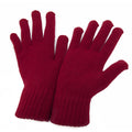 Red - Front - CLEARANCE - Womens-Ladies Winter Gloves