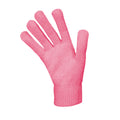 Pink - Back - Ladies-Womens Winter Magic Gloves With Wool