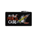 Black - Front - Psycho Penguin I`m Not A Nut Case Pencil Case
