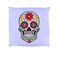 Lilac - Front - Grindstore Sugar Skull Cushion