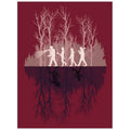 Burgundy - Back - Grindstore Mens Where Theres A Will T-Shirt