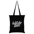 Black-White - Front - Grindstore Witchy Bitch Tote Bag