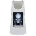 White - Front - Deadly Tarot Womens-Ladies The Moon Felis Floaty Vest Top