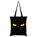 Black - Front - Grindstore Curious Kitten Tote Bag