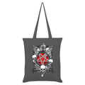 Grey - Front - Grindstore Infernal Pentagram Tote Bag