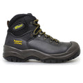 Black - Back - Grisport Mens Contractor Leather Safety Boots