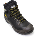 Black - Close up - Grisport Mens Contractor Leather Safety Boots
