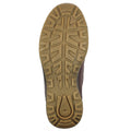 Brown - Close up - Grisport Mens Livingston Leather Walking Shoes