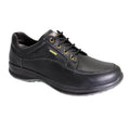 Black - Front - Grisport Mens Livingston Leather Walking Shoes