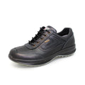 Black - Close up - Grisport Mens Airwalker Leather Walking Shoes