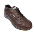Brown - Front - Grisport Mens Airwalker Leather Walking Shoes