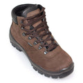 Brown - Side - Grisport Mens Glencoe Nubuck Walking Boots