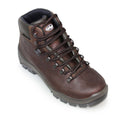 Brown - Pack Shot - Grisport Mens Peaklander Waxy Leather Walking Boots