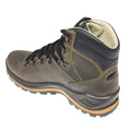 Tan - Close up - Grisport Mens Aztec Waxy Leather Wide Walking Boots