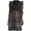 Brown - Side - Grisport Childrens-Kids Everest Waxy Leather Walking Boots
