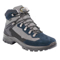 Blue-Grey - Front - Grisport Childrens-Kids Excalibur Suede Walking Boots