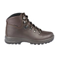 Brown - Back - Grisport Womens-Ladies Hurricane Waxy Leather Walking Boots