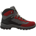Red - Back - Grisport Womens-Ladies Excalibur Suede Walking Boots