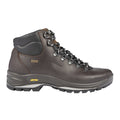 Brown - Back - Grisport Mens Fuse Waxy Leather Walking Boots