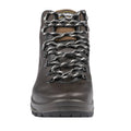 Brown - Close up - Grisport Mens Fuse Waxy Leather Walking Boots