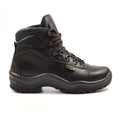 Brown - Back - Grisport Mens Timber Waxy Leather Walking Boots