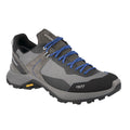 Grey-Charcoal - Front - Grisport Mens Trident Suede Walking Shoes