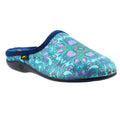 Blue - Front - Laurence Llewelyn-Bowen Womens-Ladies Ivana Jungle Slippers