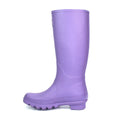 Purple - Lifestyle - Lunar Womens-Ladies Largo Rubber Wellington Boots