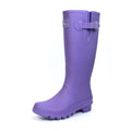 Purple - Close up - Lunar Womens-Ladies Largo Rubber Wellington Boots