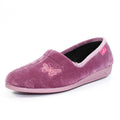 Heather - Pack Shot - Lunar Womens-Ladies Butterfly Slippers