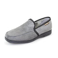Grey - Close up - Goodyear Mens Eden Slippers