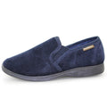 Navy - Side - Goodyear Mens Humber Slippers