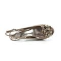 Taupe - Lifestyle - Lunar Womens-Ladies Sabrina Corsage Court Shoes