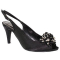 Black - Front - Lunar Womens-Ladies Sabrina Court Shoes