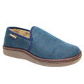 Blue - Front - Goodyear Mens Manor Slippers