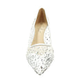 Silver - Close up - Lunar Womens-Ladies Argo Mesh Court Shoes