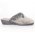 Grey - Close up - Lunar Womens-Ladies Michelle Slippers