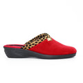 Red - Back - Lunar Womens-Ladies Michelle Slippers