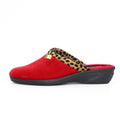 Red - Side - Lunar Womens-Ladies Michelle Slippers