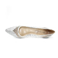 Silver - Lifestyle - Lunar Womens-Ladies Alisha Faux Gemstone Court Shoes