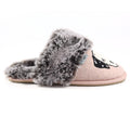 Pink - Pack Shot - Lazy Dogz Womens-Ladies Dalmation Slippers