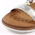 Silver - Close up - Lunar Womens-Ladies Tempo Sandals